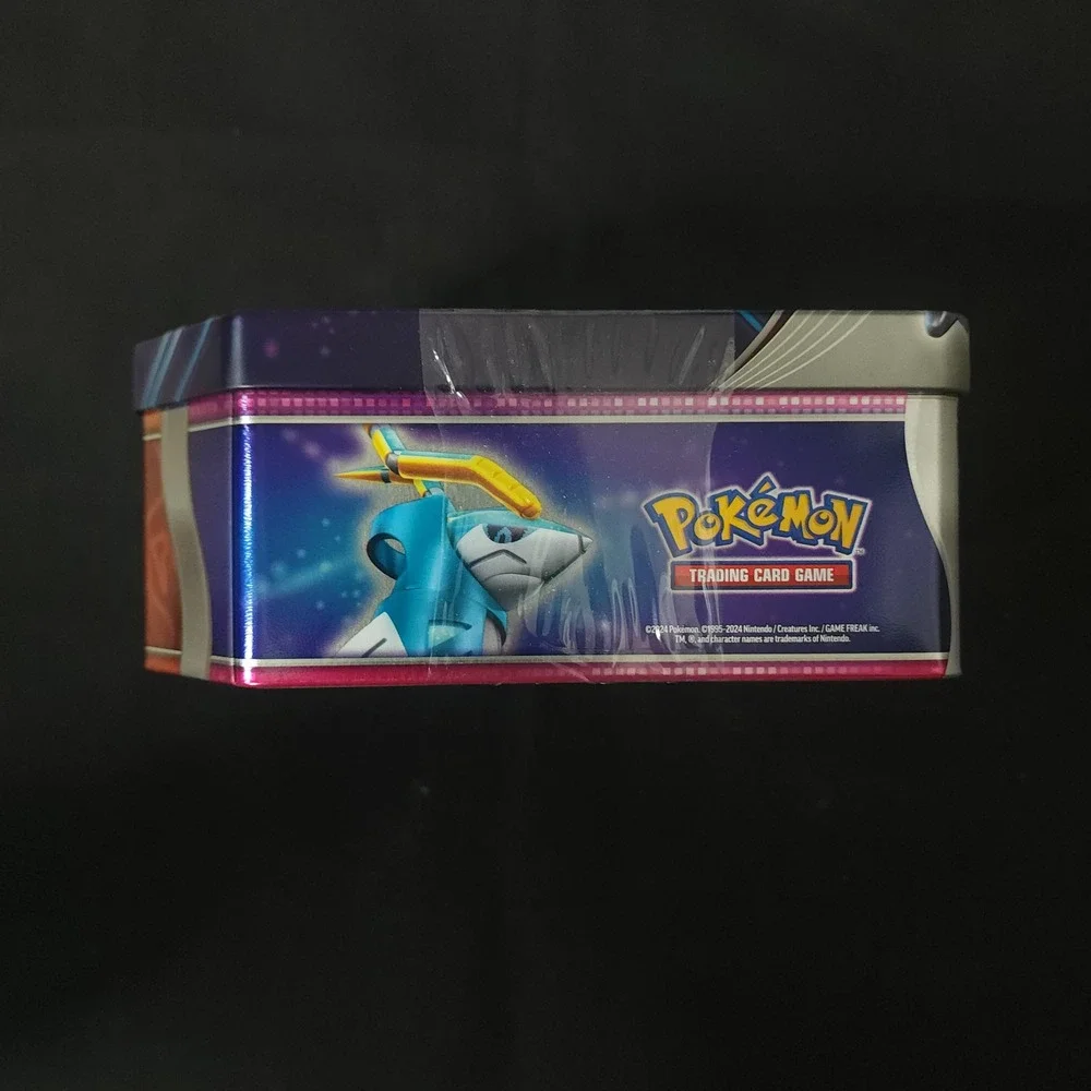 Pokemon Paradox Destinies Tin Iron Crown ex Sealed 5 Packs